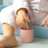 MINIKOIOI Slamka silikónová - 2 ks s kefkou - Yellow Náhľad obrázku produktu 3