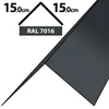 A diagram showing a metal profile with dimensions and color code. Produktbild-Vorschau
