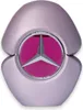 A close-up studio shot of a Mercedes Benz perfume bottle. Produktbild-Vorschau