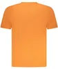 Herren Kurzarm T-Shirt in Orange mit Print und Produktbild-Vorschau 2