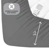 Spannbettlaken Jersey 100% Baumwolle Spannbetttuch in Farbe Produktbild-Vorschau 4