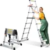 Jopassy teleskopický rebrík Výsuvný rebrík Skladací rebrík Náhľad obrázku produktu 1