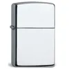A polished chrome Zippo lighter is shown against a white background. Podgląd zdjęcia produktu