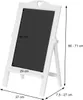 Werbetafel HWC-E51, Aufsteller Kreidetafel, 66x37x27cm Produktbild-Vorschau 9