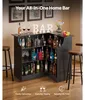 SucceBuy: mobile bar da salotto a forma di L con vano Anteprima dell’immagine prodotto 2
