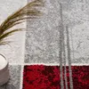 Designer Teppich Kariert Kurzflor Marmor Optik Meliert Produktbild-Vorschau 3