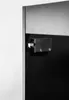 A close-up of a black switch mechanism attached to a black surface, with a white background on the left. Anteprima dell’immagine prodotto