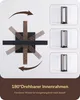 EDISHINE LED Tischlampe, Touch Dimmbare Nachttischlampe, 3 Produktbild-Vorschau 4