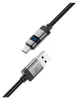 Acefast C15-04 Usb-A - Usb-C Kabel Mit Display 480Mb/S 66W Produktbild-Vorschau 4