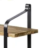 Livingandhome Wandmontiertes Regal mit 2 Ebenen – 60 x 15 Produktbild-Vorschau 4
