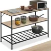 tectake® Küchenregal Akeley 120 x 60 x 90,5 cm Produktbild-Vorschau 6