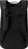 The back of a black backpack is shown. Podgląd zdjęcia produktu