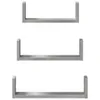 Three identical U-shaped shelves are stacked vertically against a white background. Náhľad obrázku produktu