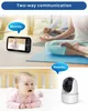 Monitor para bebés AIORBER con cámara, pantalla de 5 Vista previa de la imagen del producto 3