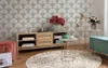 Set aus 2 Tabletts "Feel" - Holz und Glas - goldfarben - Anteprima dell’immagine prodotto 12