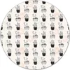 Glas Schneidebrett Herdabdeckplatten Schneideplatten Rund - Produktbild-Vorschau 1