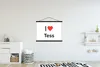 MuchoWow® Textilposter Ich liebe - Tess - Mädchen 120x90 cm Produktbild-Vorschau 2