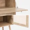 Scrittoio effetto legno e canna da zucchero, 2 ante con Anteprima dell’immagine prodotto 5