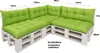 Palettenkissen Set 7-teilig Limette – Sitzkissen 120×50 cm Produktbild-Vorschau 2