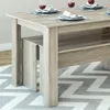 Vicco Esstisch Set Sentio, 90 x 140 cm mit 2 Bänken, Sonoma Produktbild-Vorschau 5