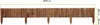 A wooden garden border fence with stakes. Voir les images du produit