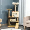 PawHut Kratzbaum Katzenbaum für Katzen Kletterbaum aus Holz Produktbild-Vorschau 2