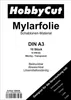 Mylar Airbrush Schablonen Material 10 Stück DIN A3 Folie Produktbild-Vorschau 2