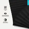 Estika Plissee ohne Bohren - 45x120 cm - Schwarz - Klemmfix Produktbild-Vorschau 2