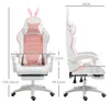 Herní židle Vinsetto – ergonomická herní židle s bederní Náhled obrázku produktu 3