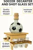 Fußballkaraffe mit 6 Gläsern - ein Geschenk für Männer | Produktbild-Vorschau 3