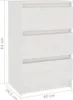 Maison Exclusive - Nočné stolíky 2 ks. Biela 40x29,5x64 cm Náhľad obrázku produktu 7