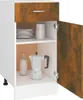 vidaXL Szafka dolna z szufladą Lyon dąb wędzony 40x46x81,5 Podgląd zdjęcia produktu 4