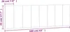 VidaXL 374675, Hellgrau, Polyester, 160 cm, 1600 mm, 45 cm, Produktbild-Vorschau 10