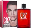 A product shot of Cristiano Ronaldo CR7 Eau de Toilette for men, featuring the product box and the bottle. Podgląd zdjęcia produktu