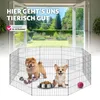 tectake® Freilaufgehege Hopper aus 8 Gitterelementen 145 x Produktbild-Vorschau 7