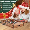 Mini Tischkicker aus Holz, Fußballtisch mit 12 Kicker und 2 Produktbild-Vorschau 5