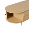 Merax Couchtisch rund mit Rolltüren, Sofatisch Produktbild-Vorschau 12