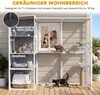 PawHut Katzengehege Outdoor Katzenhaus Holz mit 3 Produktbild-Vorschau 4