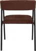 Fauteuil Design Cotele Scott Terracotta - Lot De 2 Voir les images du produit 4