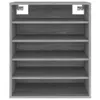 vidaXL Armoire à chaussures Gris Sonoma 60x35x70 cm Bois Voir les images du produit 17