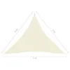 vidaXL Store 160 g/m² Crème 3x3x3x3 m HDPE Voir les images du produit 13