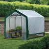 ShelterLogic fóliový skleník biely/zelený 240x180x200 cm Náhľad obrázku produktu 11