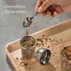 Teeflasche mit Sieb to Go 500ml - Doppelwandiges Glas mit Produktbild-Vorschau 6