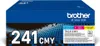 Brother TN241CMY - confezione da 3 - giallo, ciano, magenta Anteprima dell’immagine prodotto 1