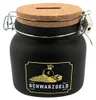 Sparglas Schwarzgeld Schwarz mit Schloss und Schlüssel für Produktbild-Vorschau 1