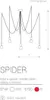 NOWODVORSKI Spider 5 Hängeleuchte E27 Weiß 9744 Produktbild-Vorschau 3