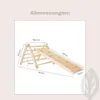 Triangle d'escalade Pikler en bois naturel – Équipement de Voir les images du produit 2