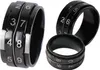 Three black rings with numbers on them are displayed against a white background. Produktbild-Vorschau