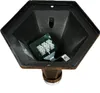 Stehlampe außen IP23 E27 111 cm Metall Aluminium Rustikal Produktbild-Vorschau 5