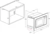 PKM MW820-EBM, Integriert, Solo-Mikrowelle, 20 l, 800 W, Produktbild-Vorschau 10